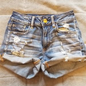 American Eagle Outfitters Hi-Rise Shortie Shorts